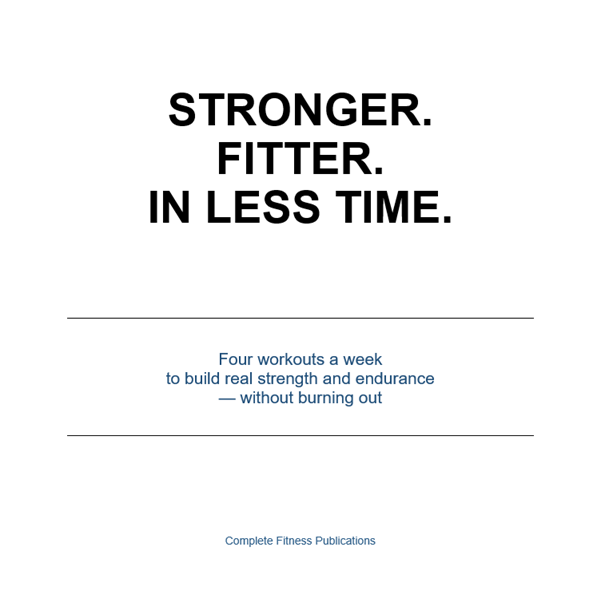 Stronger. Fitter. In Less Time. — cover
